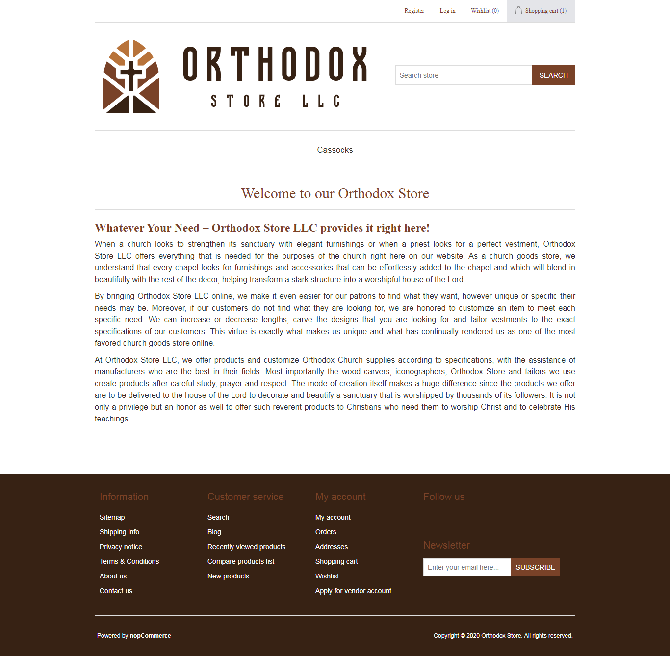 главная страница